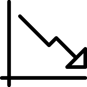 Abnehmendes Diagramm